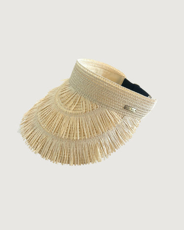 RUBY STRAW SUN VISOR - STUDIO JO STORE